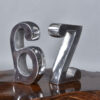 Eicholtz style A to Z Bookends Made of cast aluminum