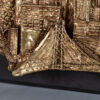 Detailed look at Finesse Originals Brutalist 1970s fiberglass wall art