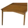 Bow-tie shaped skirt on Drexel Profile dining table