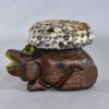 Witco frog foot stool toad ottoman