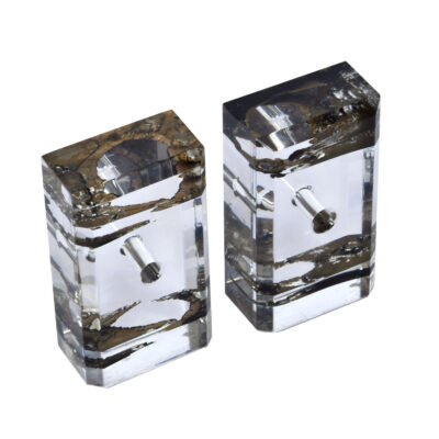 Pair Ritts Co. Los Angeles Astrolite bookends