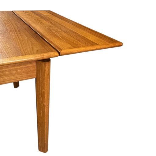 BDR Furbo expanding square Danish teak dining table