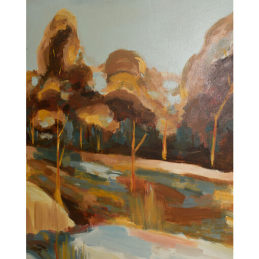 Harris Strong Studios Grove Tree Painting signed Brent