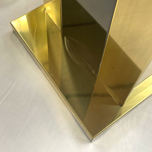 Gold and black vintage metal table lamps