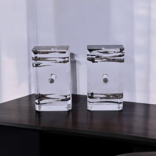 Pair Ritts Co. Los Angeles Astrolite bookends