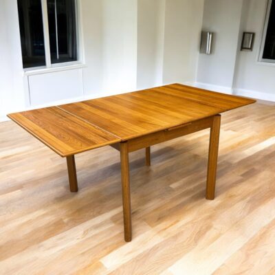 BDR Furbo expanding square Danish teak dining table