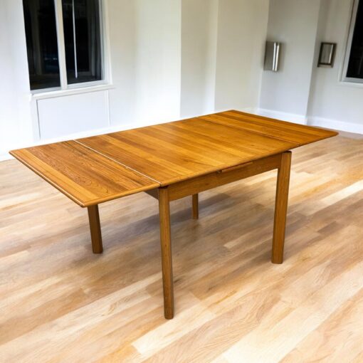 BDR Furbo expanding square Danish teak dining table