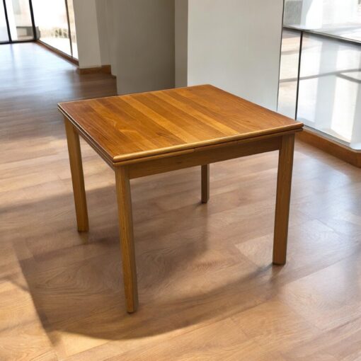 BDR Furbo expanding square Danish teak dining table