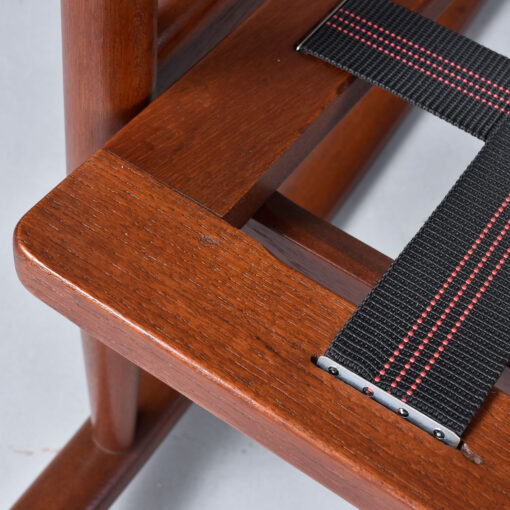 Moreddi Danish teak and leather rocking chair