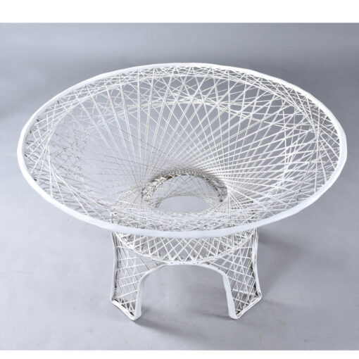 Restored vintage Russell Woodard spun fiberglass outdoor dining set