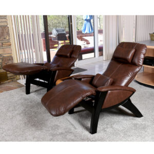 Pair of Svago SV 395 Zero Gravity Recliners Heated Vibrating Massage