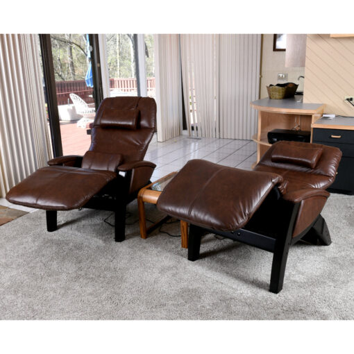 Svago SV 395 Zero Gravity Recliners with Heat and Massage Vegan leather upholstery