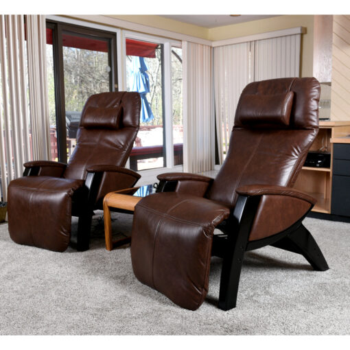 Svago SV 395 Zero Gravity Recliners with Heat and Massage Vegan leather upholstery