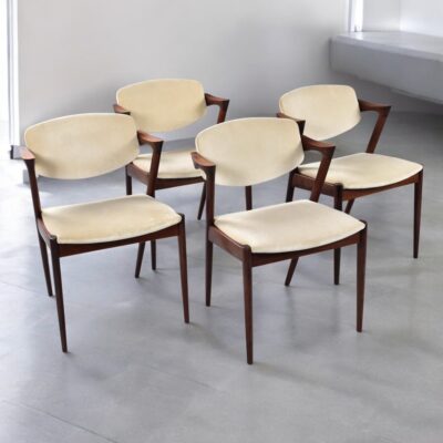 Kai Kristiansen 42 rosewood chairs