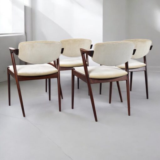 Kai Kristiansen 42 rosewood chairs