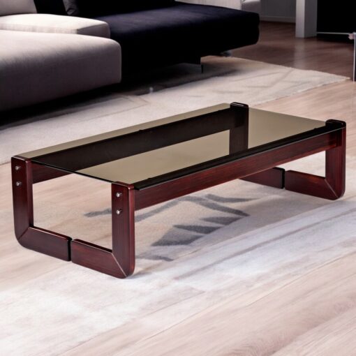 Percival Lafer Brazilian rosewood coffee table