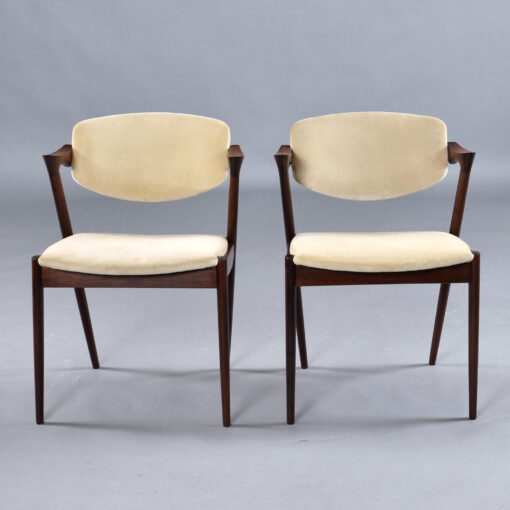 Kai Kristiansen 42 rosewood chairs