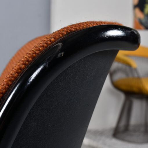 Orange Knoll Executive Chairs designed by Charles Pollock