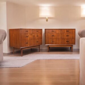Lyby Mobler Danish Modern Modular Teak Chests of Drawers