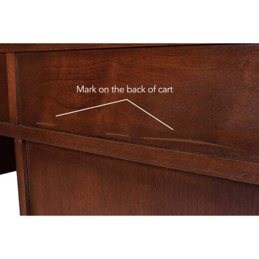 Broyhill Brasilia expanding bar cart