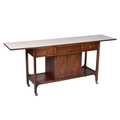 Broyhill Brasilia expanding bar cart