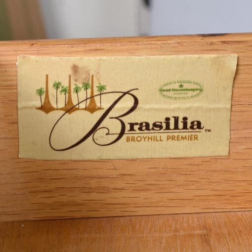 Broyhill Brasilia expanding bar cart