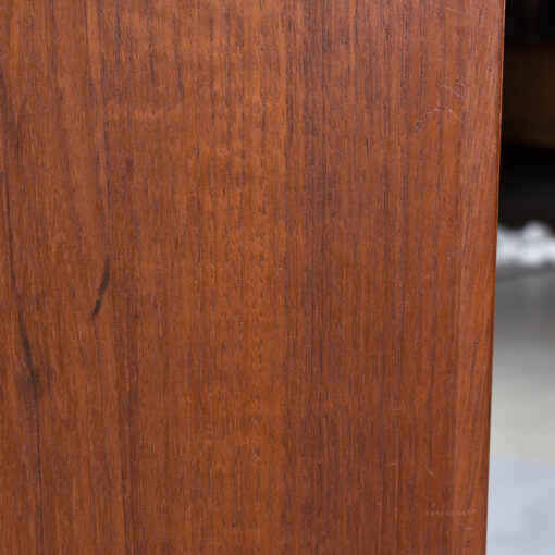 Lyby Mobler Danish teak tambour door credenza