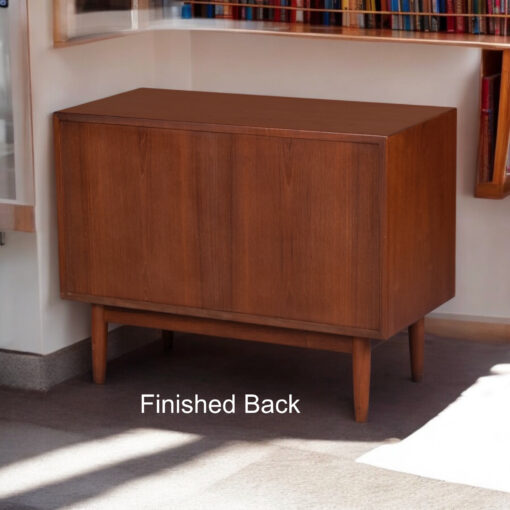 Lyby Danish teak sliding door cabinet