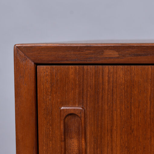 Lyby Danish teak sliding door cabinet