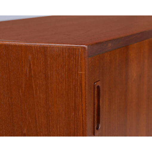 Lyby Danish teak sliding door cabinet
