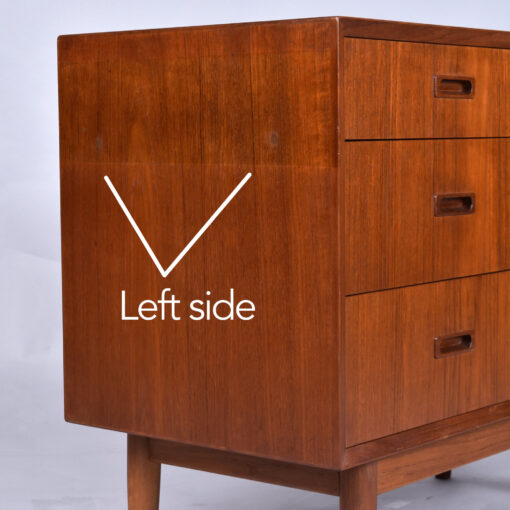 Lyby Danish teak chest of drawers