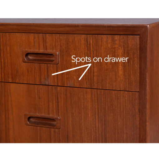 Lyby Danish teak chest of drawers