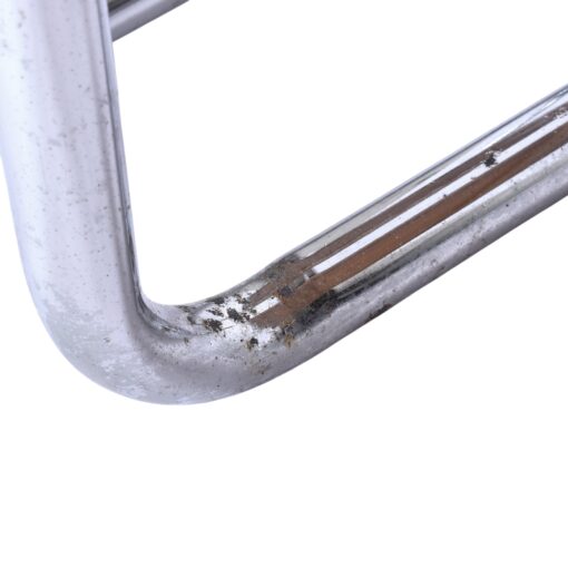 Martin Visser wicker and chrome end tables