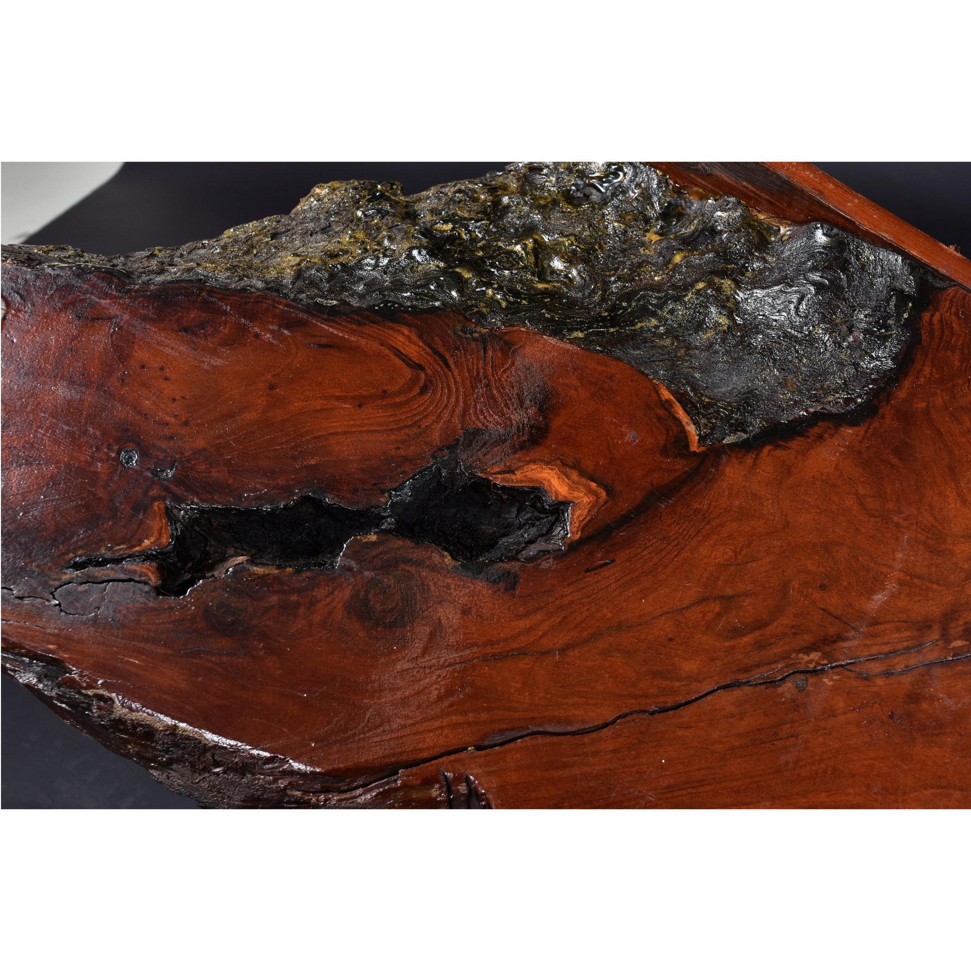 rustic redwood wall mounted shelf