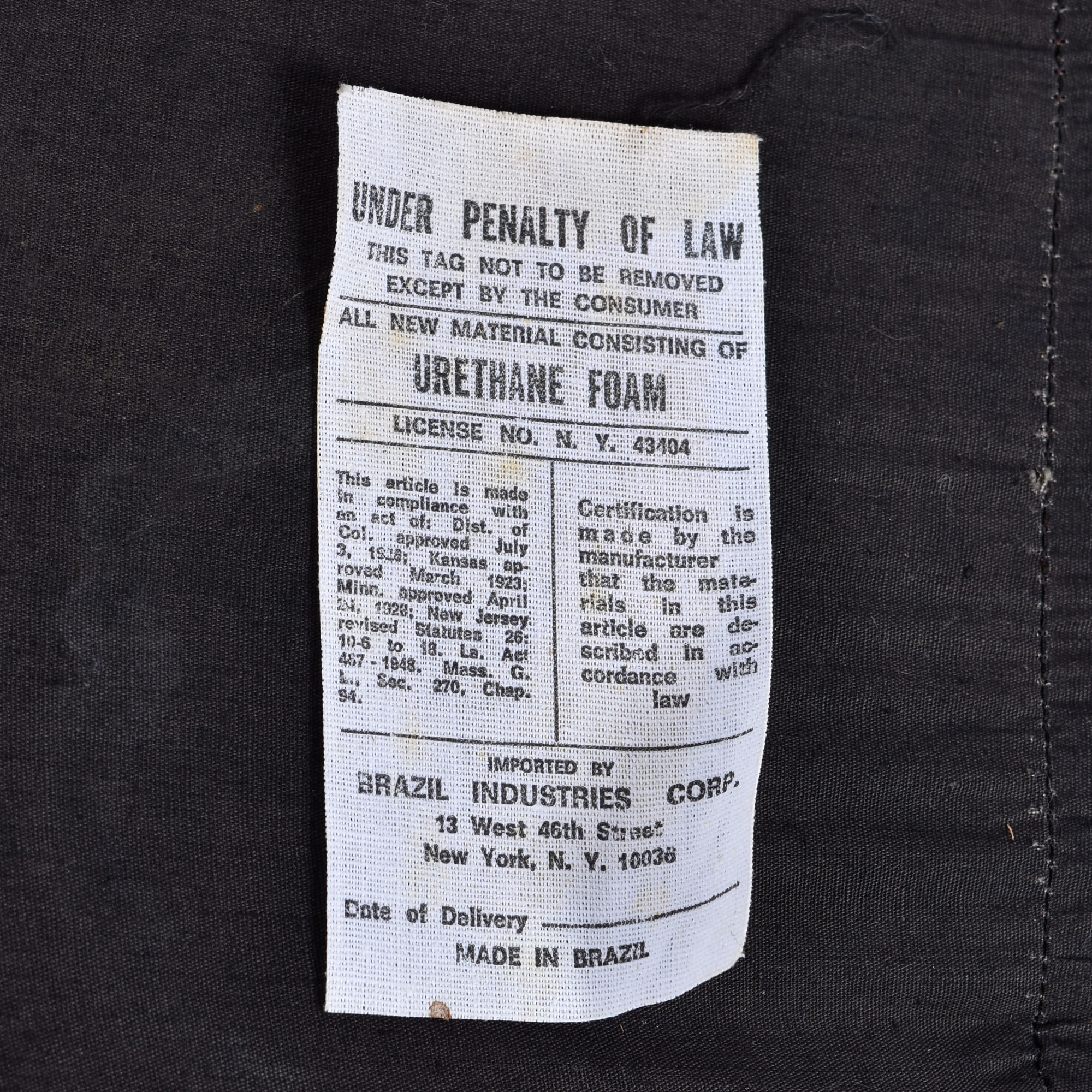 Percival Lafer MP-116 Modular Lounge Chairs in Original Brown Leather