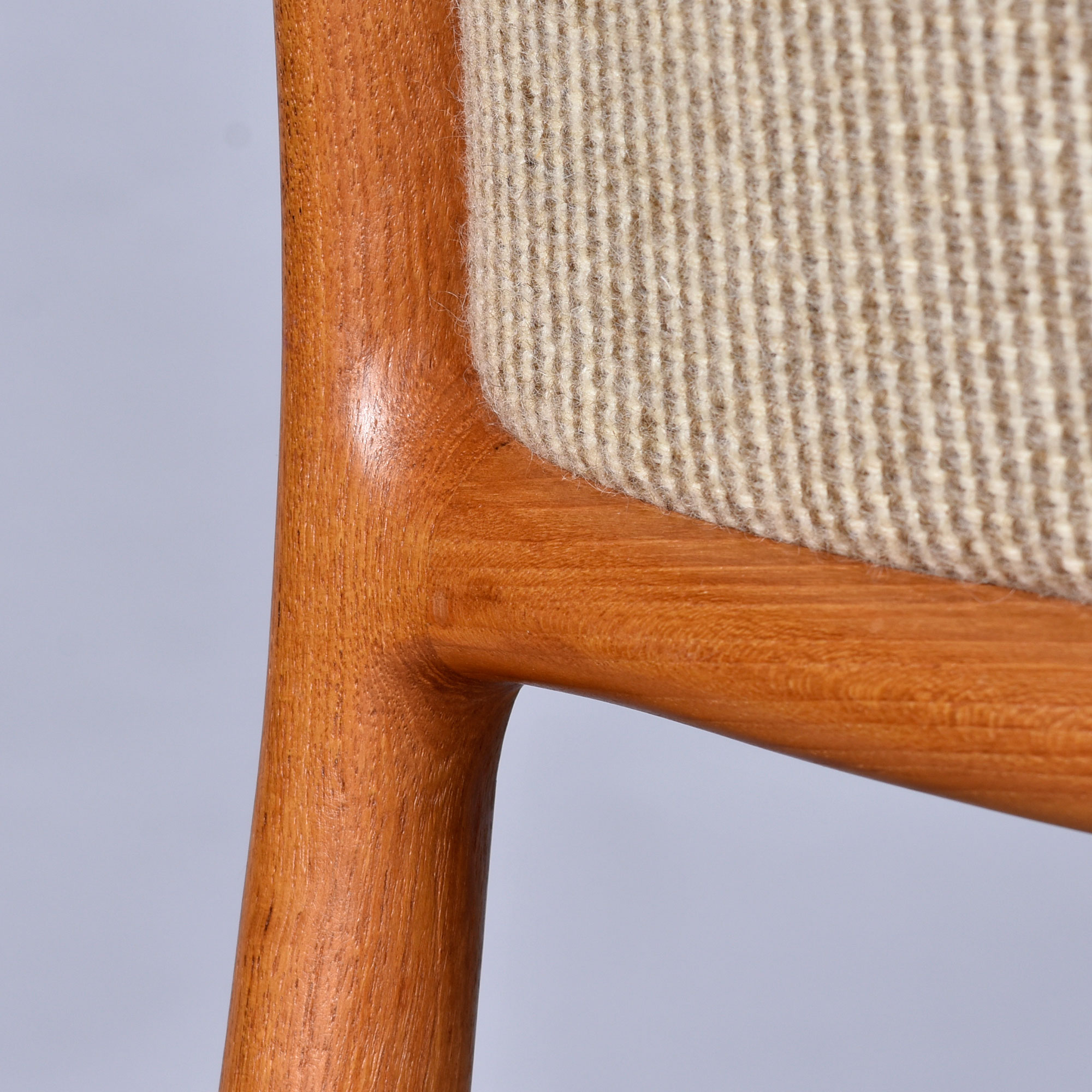 J.L. Møller Model 80 Teak Dining Chairs,