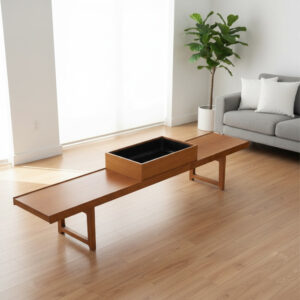 Bruksbo Norwegian Teak Planter Bench or Coffee Table, Attributed to Torbjørn Afdal