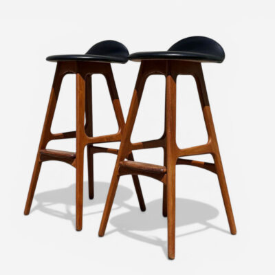 Erik Buch Danish teak barstools