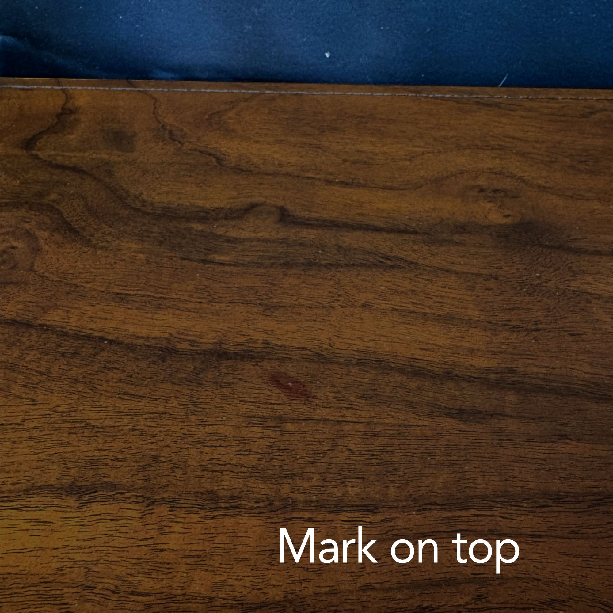 Romweber burl walnut and gold accent 1970s credenza with filing cabinet