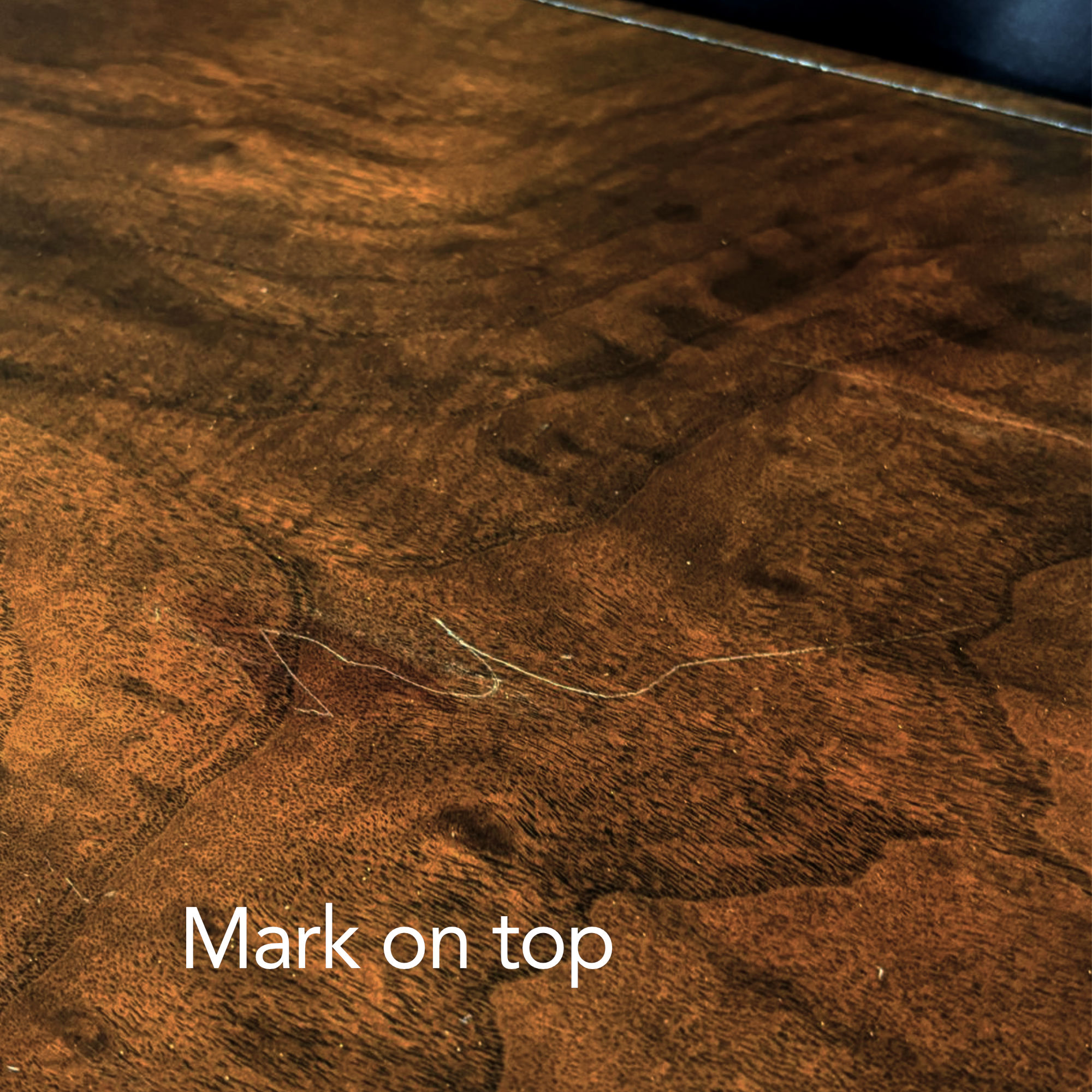 Romweber burl walnut and gold accent 1970s credenza with filing cabinet