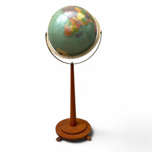 Replogle 1950s Mid-Century Modern Standing Globe