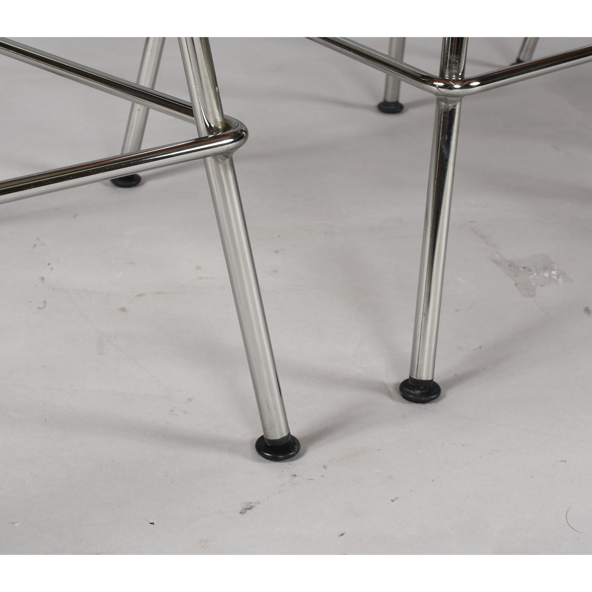 Eames for Herman Miller fiberglass shell counter height bar stools
