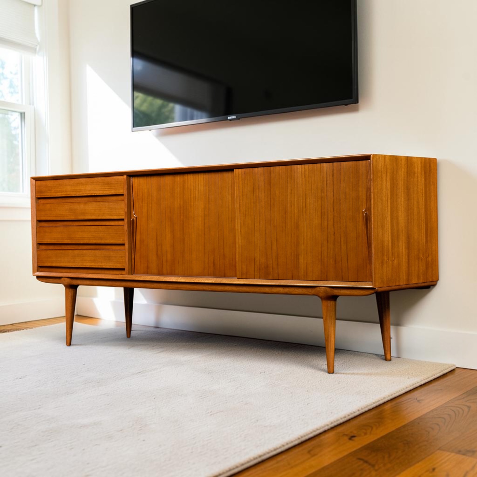Omann Jun Model 18 Danish teak credenza