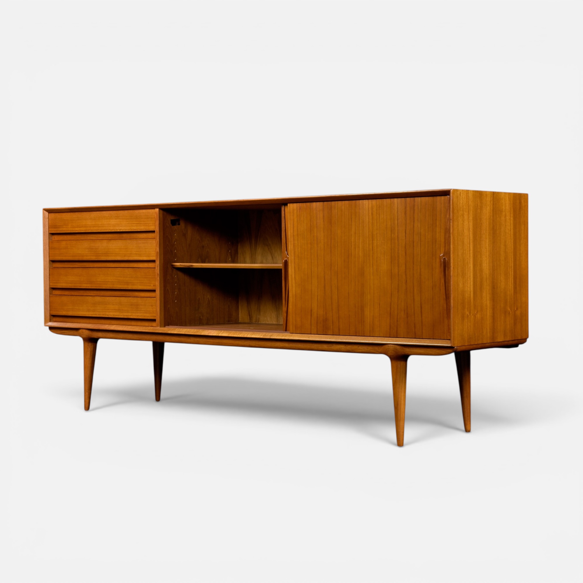 Omann Jun Model 18 Danish teak credenza