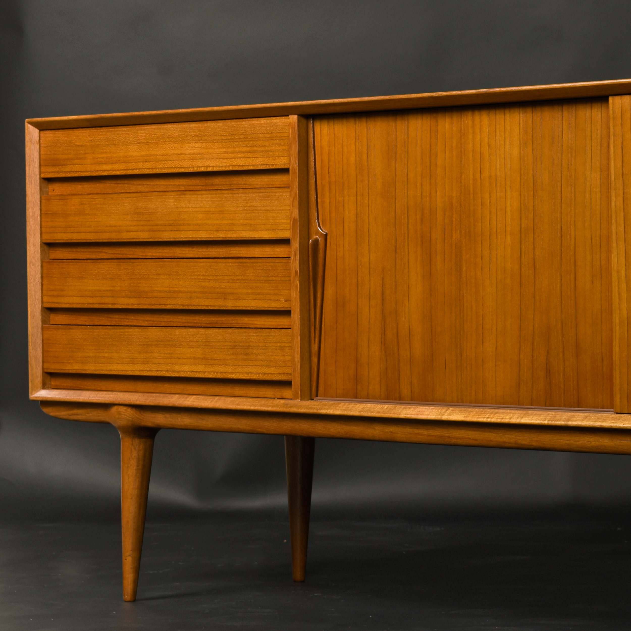 Omann Jun Model 18 Danish teak credenza