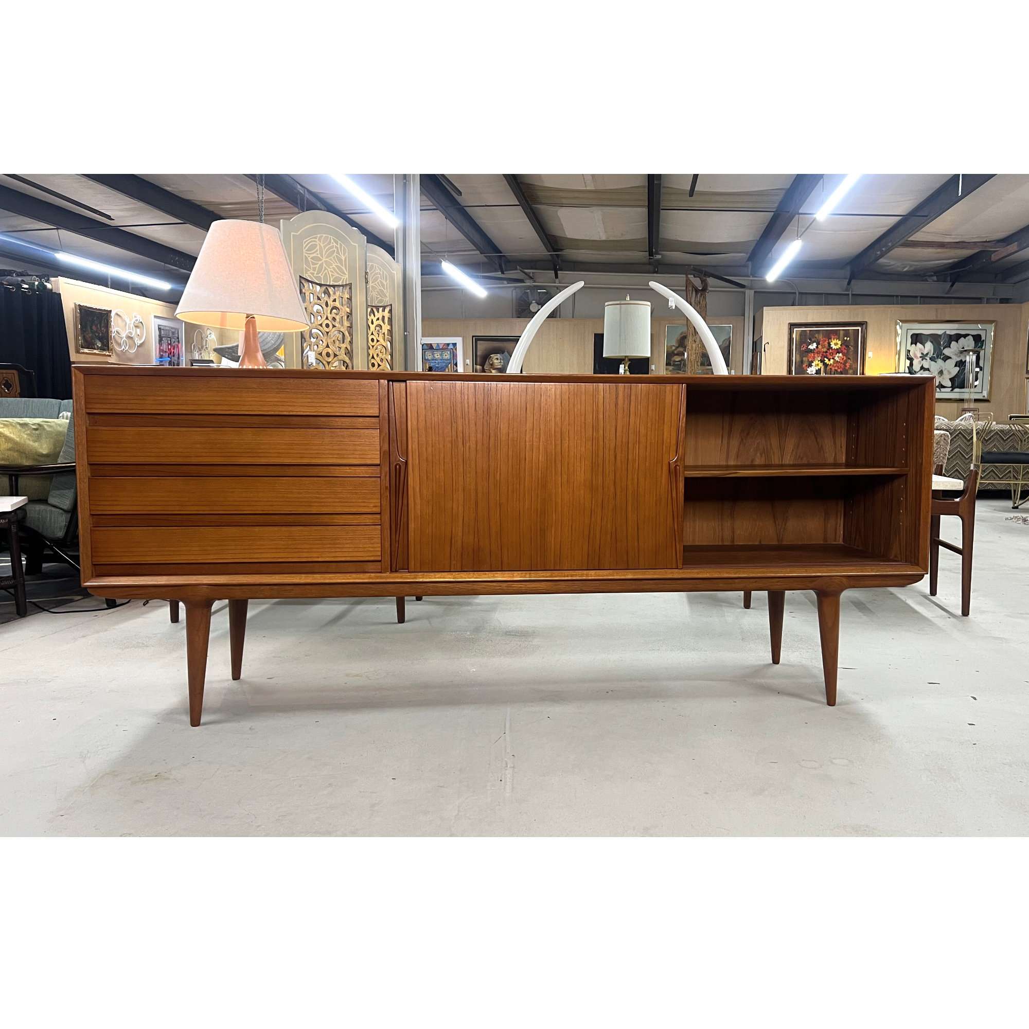 Omann Jun Model 18 Danish teak credenza