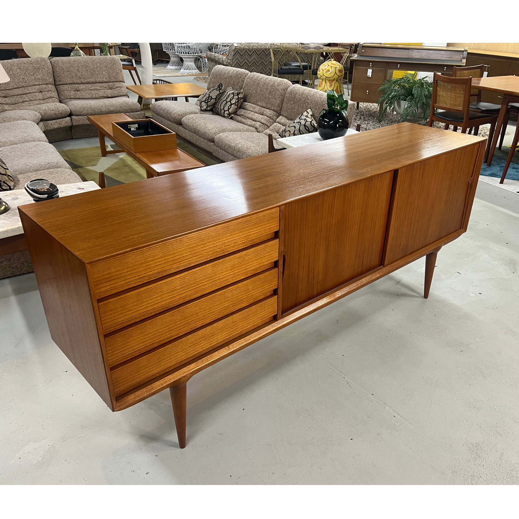 Omann Jun Model 18 Danish teak credenza