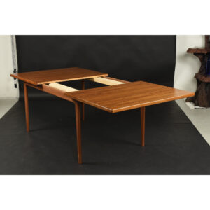 Danish Modern Teak Draw-Leaf Dining Table, Denmark, circa 1960s