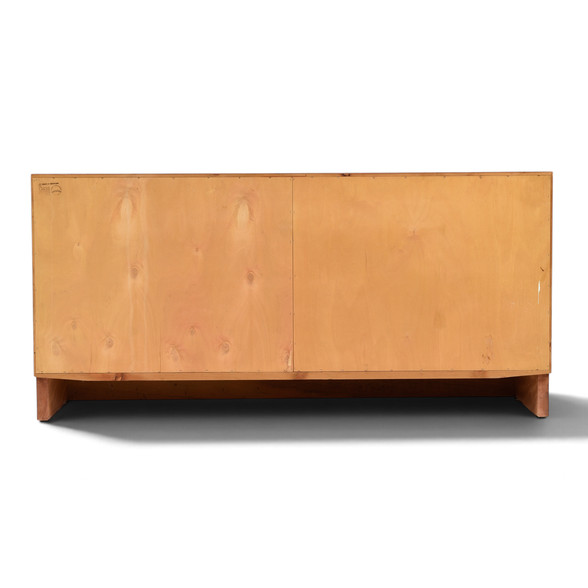 Poul Hundevad Danish teak bookcase hutch with dropdown secretary