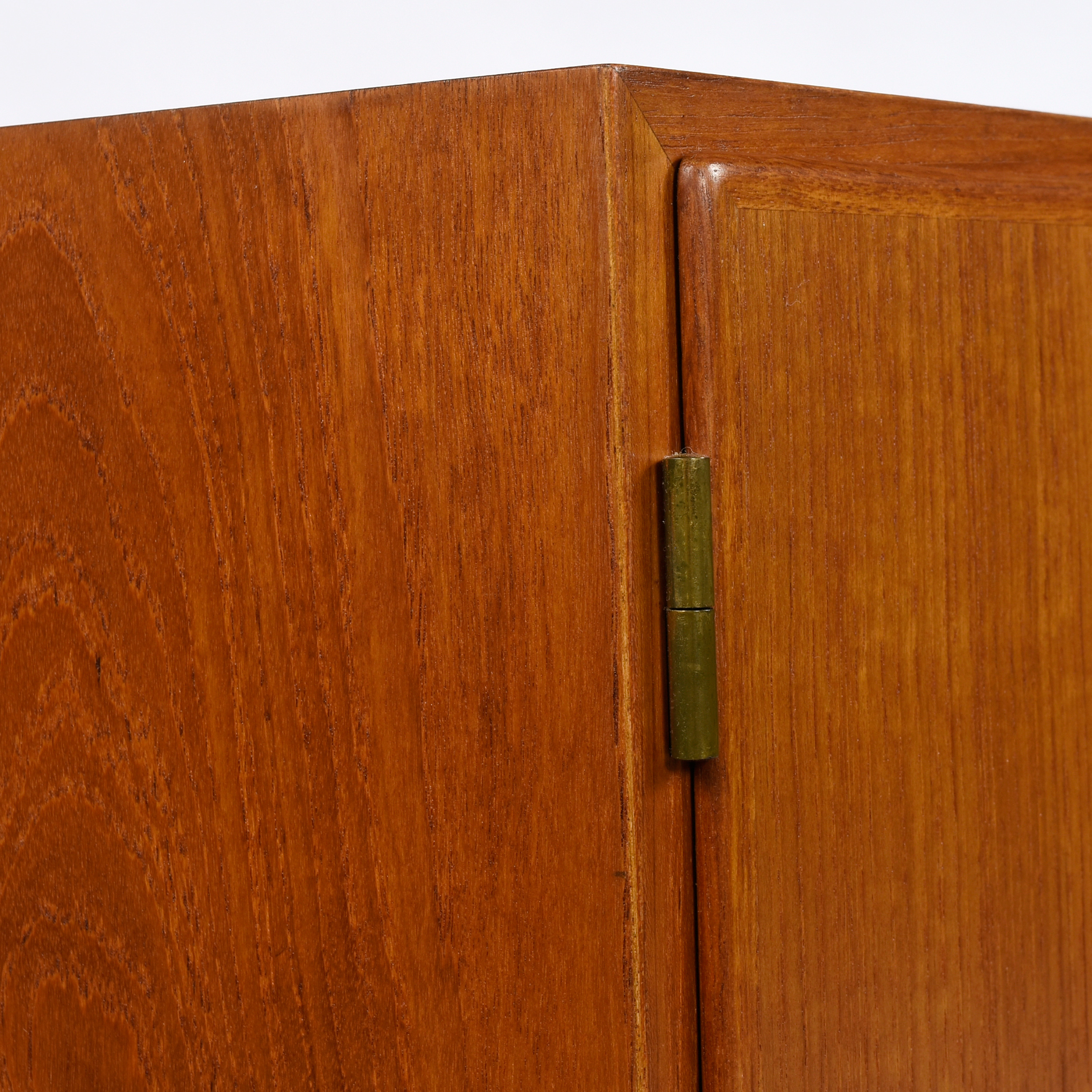 Poul Hundevad Danish teak bookcase hutch with dropdown secretary
